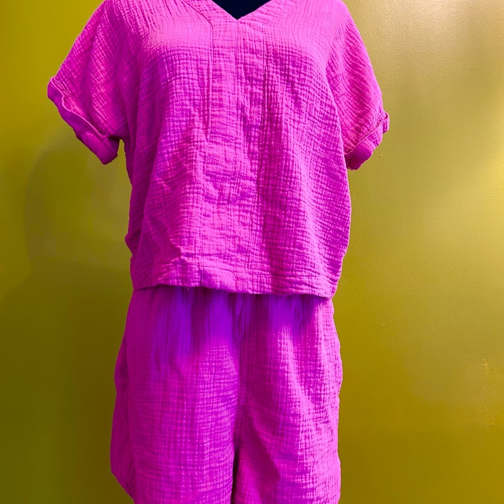 Universal Thread Pink Textured Set